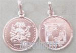 Panchmukhi Hanuman Yantra Silver Pendant