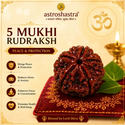 Five Mukhi Rudraksha