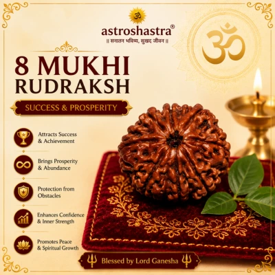 Eight Mukhi Rudraksha