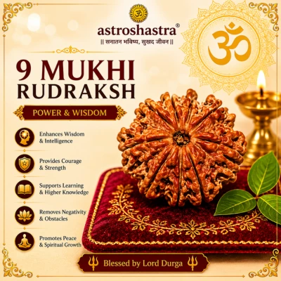 Nine Mukhi Rudraksha