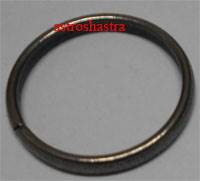Black horse shoe ring