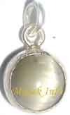 Cats Eye (9.5 Caret) in Silver Pendant 