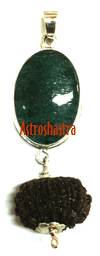 Aventurine Gemstones Silver Pendant