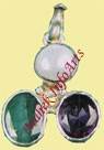 Combination of Gems in Pendant Form (Neeli, Gomed 