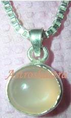 Moon Stone Pendant With Chain (9.5 Caret)
