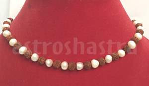 rudraksh and crystal mala