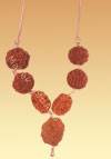 Power Pendant-5 (Nepal Beads) in Red Thread