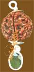 Four Mukhi Rudraksh 
with Emerald 