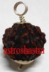 Two mukhi (Indonesian) in Silver Pendant